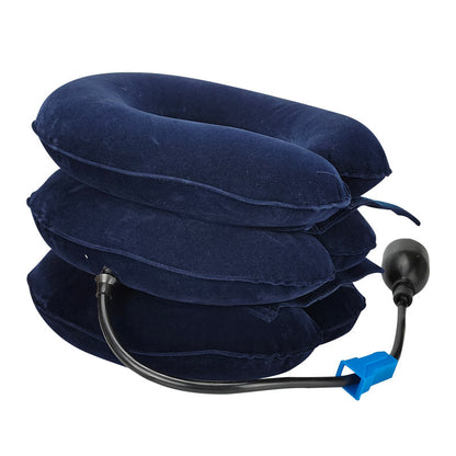Junlaikang three-layer inflatable neck pillow cervical stretching equipment neck massager office home anti-bow artifact - image 2