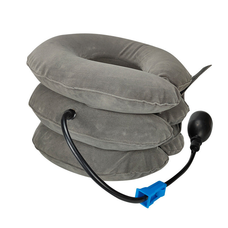 Junlaikang three-layer inflatable neck pillow cervical stretching equipment neck massager office home anti-bow artifact - image 3