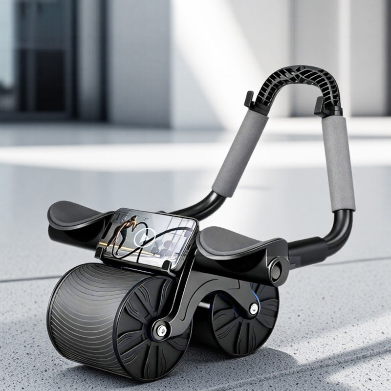 Abdominal Wheel Automatic Rebound Abdominal Tinker Abdominal Exercise Abdominal Muscle Training Artifact for Men's and Women's Household Elbow Support Roller Fitness Equipment - image 3