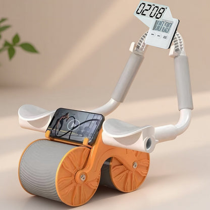Abdominal Wheel Automatic Rebound Abdominal Tinker Abdominal Exercise Abdominal Muscle Training Artifact for Men's and Women's Household Elbow Support Roller Fitness Equipment - image 4