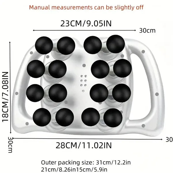 16 Head Fascia Gun, Full Body Massager, Instrument For Waist Back, Legs, Arm…