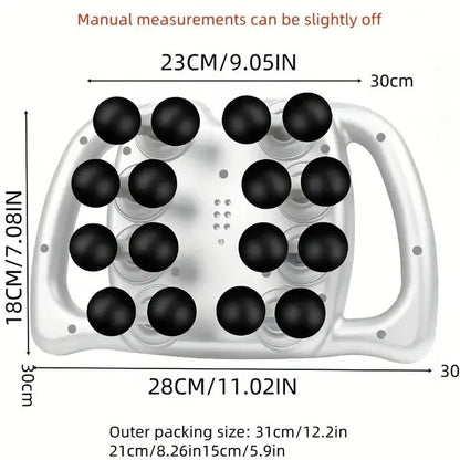 16 Head Fascia Gun, Full Body Massager, Instrument For Waist Back, Legs, Arm…