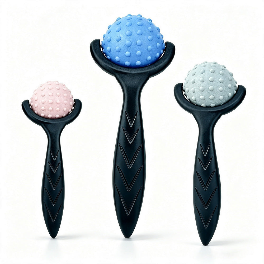 3D Bionic Floating-Point Handheld Fascia Ball Rolling Massage Ball Roller Massager Muscle Relaxation Massage Tool - image 5