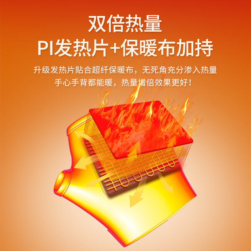 New USB Hand Warmer Charging Temperature Control Portable Charging Electric Heating Gloves Winter Artifact Self-heating - image 4