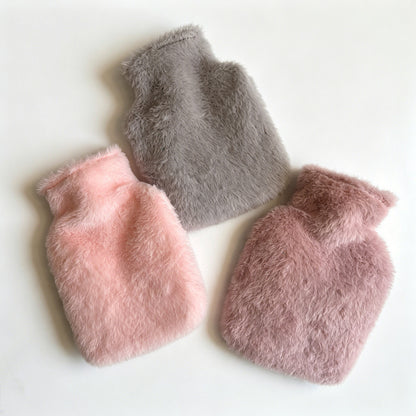 Water-Filled Hot Water Bottle with Imitation Rabbit Fur Cover, Thickened, Explosion-Proof, Warm Hand Compress, Belly Warmer, Hand and Foot Warmer, Factory Wholesale Direct Sales - image 4