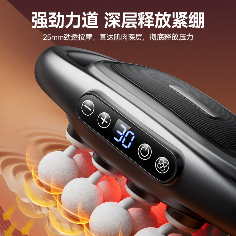 Cross-Border 16-Head Fascia Gun Muscle Massager Multi-Head Electric Fascia Gun with Powerful Impact English Version - image 3