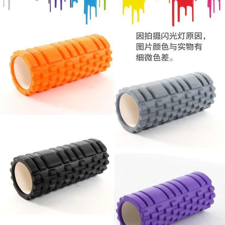 33.45.62 Mesh mace yoga column fitness foam shaft muscle relaxation massage roller assist - image 1