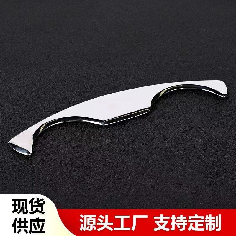 Stainless Steel Fascia Knife for Gua Sha, Fitness Relaxation, Multifunctional Tool for Muscle Yoga Massage, Bat Knife - image 1