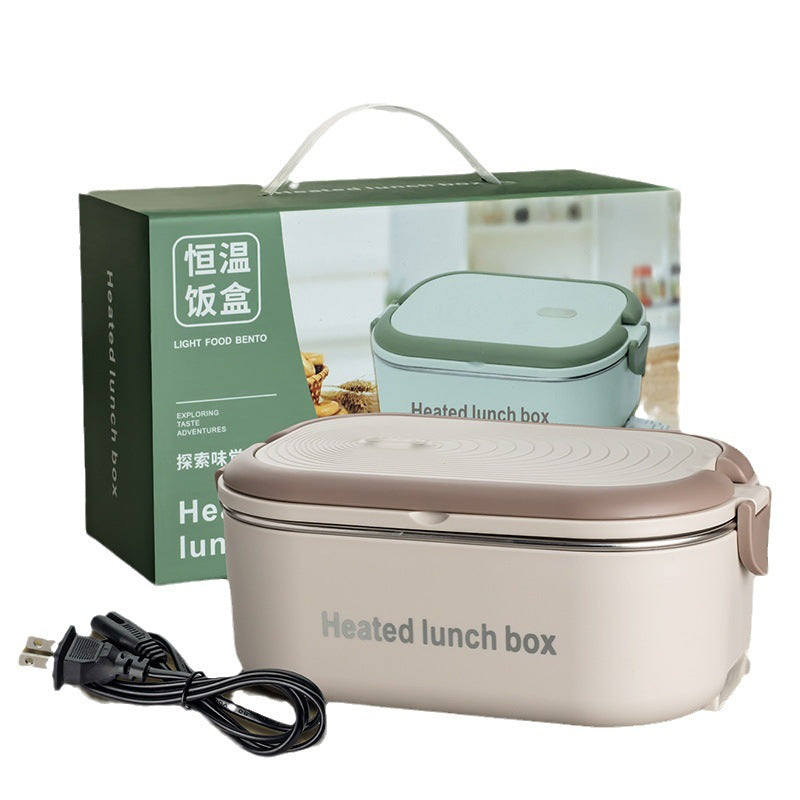 Plug-In Water-Free Electric Heating Lunch Box for Students and Office Workers, Constant Temperature Self-Heating Lunch Box, Portable Insulated Lunch Box - image 5
