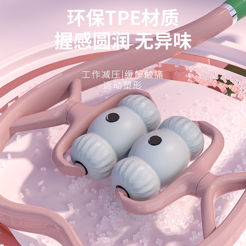 Cervical vertebra massager multifunctional kneading neck home manual neck neck shoulder neck roller massager wholesale factory - image 2