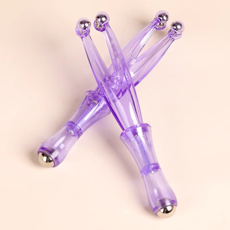 New four-bead finger massager steel ball rolling massage clip joint finger tiger mouth acupoint relaxation massager - image 2