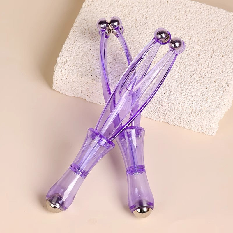 New four-bead finger massager steel ball rolling massage clip joint finger tiger mouth acupoint relaxation massager - image 4