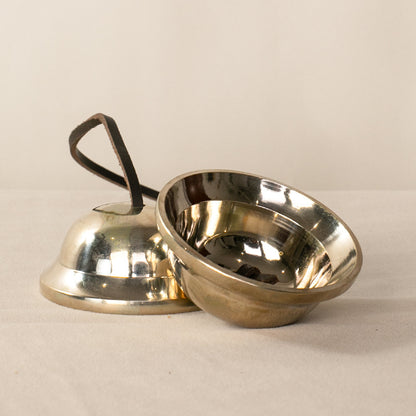 Nepal Handmade Round Moon Bells Bounding Bells Ding Xia Meditation Wake-up Tone Therapy Stage Playing Niche Percussion Instruments - image 3