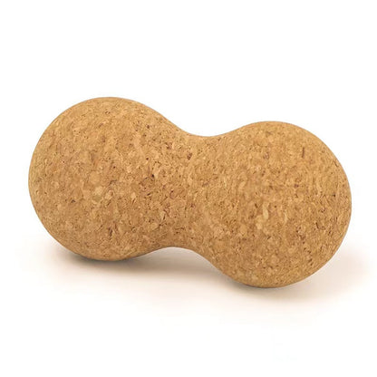 Cork Yoga Ball Peanut Fitness Auxiliary Fascia Ball Muscle Relaxation Cork Massage Peanut Ball Solid No Slag - image 5