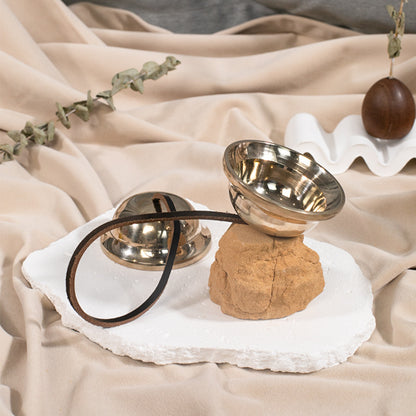Nepal's full moon touches the bell and strikes the bell. Handmade Ding Xia meditation wake-up tone therapy stage plays niche percussion instruments - image 4