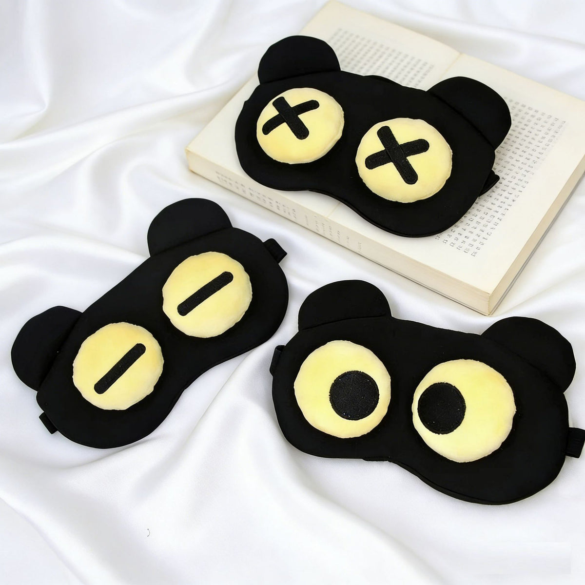 Funny Eye Mask to Relieve Fatigue, Block Light, Breathable for Men and Women, Cute Cartoon Ice Pack for Students, Nap Eye Protection - image 1