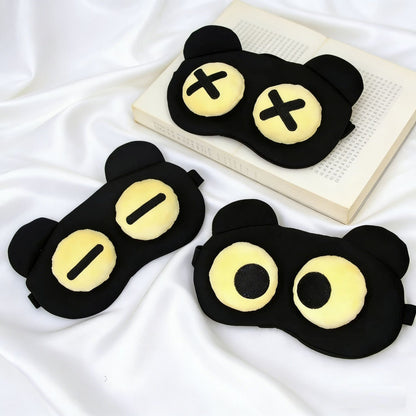 Funny Eye Mask to Relieve Fatigue, Block Light, Breathable for Men and Women, Cute Cartoon Ice Pack for Students, Nap Eye Protection - image 1