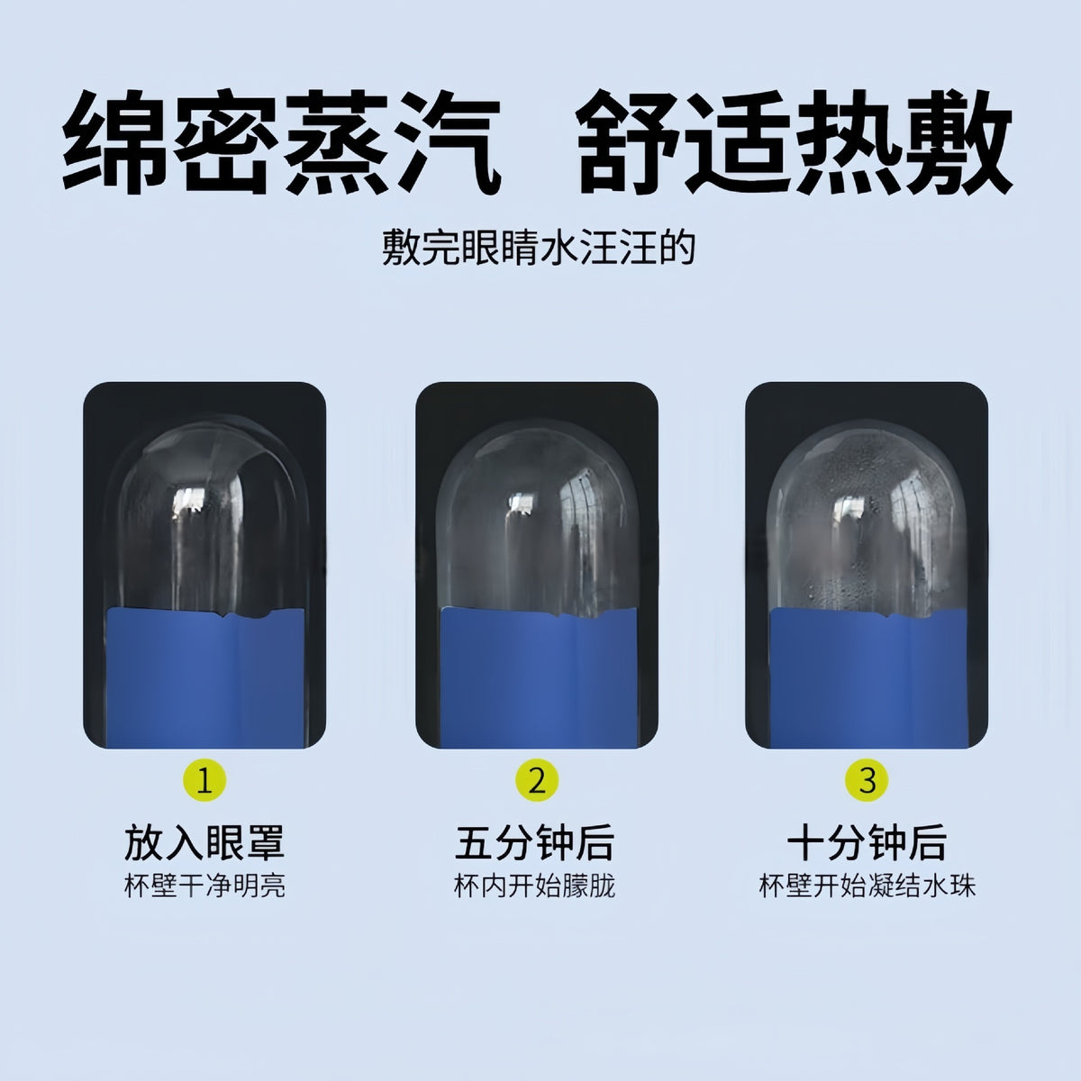 Lutein Steam Eye Mask Warmen Hot Compress Soothing Eye Week Office Travel Convenient Shading Eye Mask Factory in stock - image 4