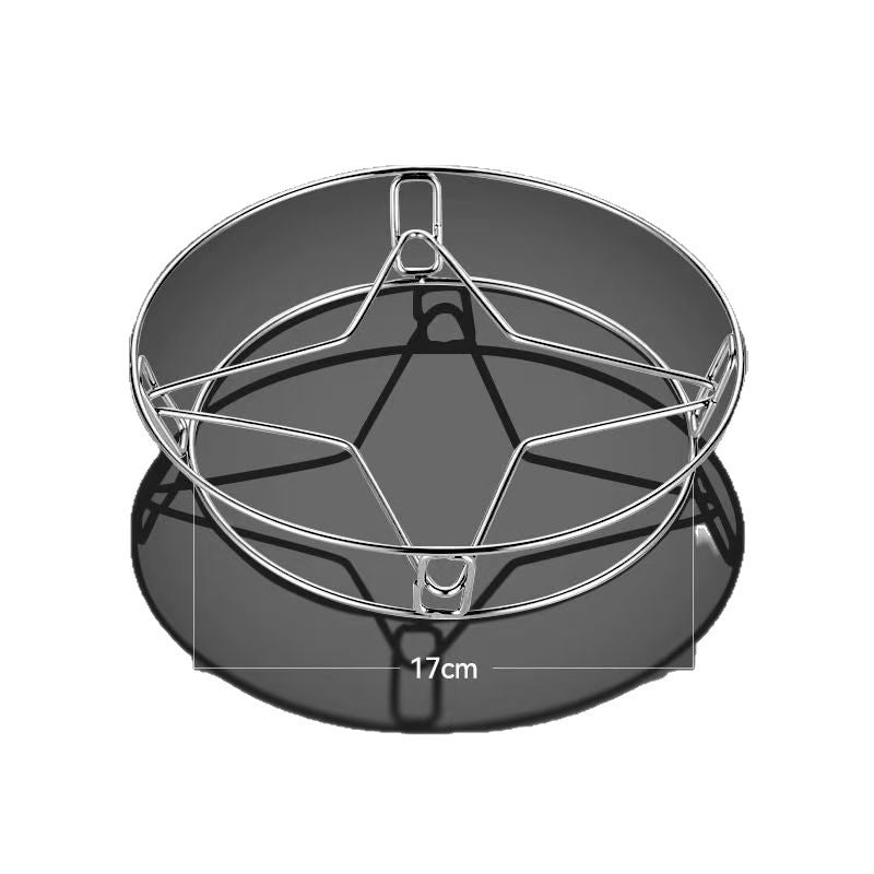 Stainless Steel Pot Steaming Rack, Household Round Steamer Rack, Pot Bottom Heightening Anti-Scalding Heat Insulation Rack, Kitchen Rice Steaming Stand - image 5