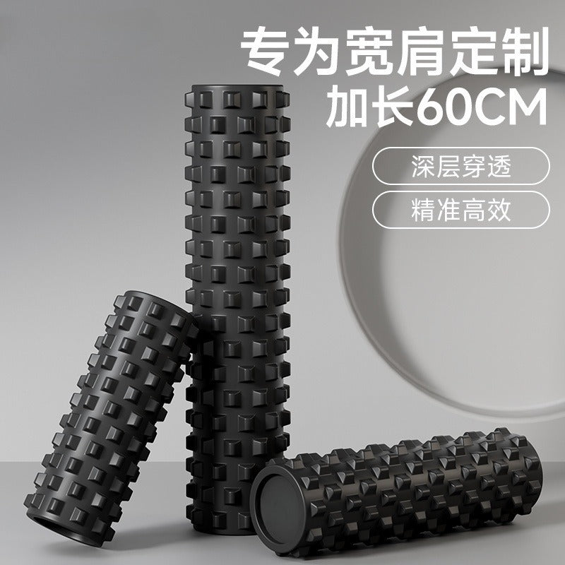 Upgraded 60cm Solid Wolf Foam Shaft Fitness Muscle Relaxation Fascia Skinny Leg Yoga Column Yoga Assistive - image 2