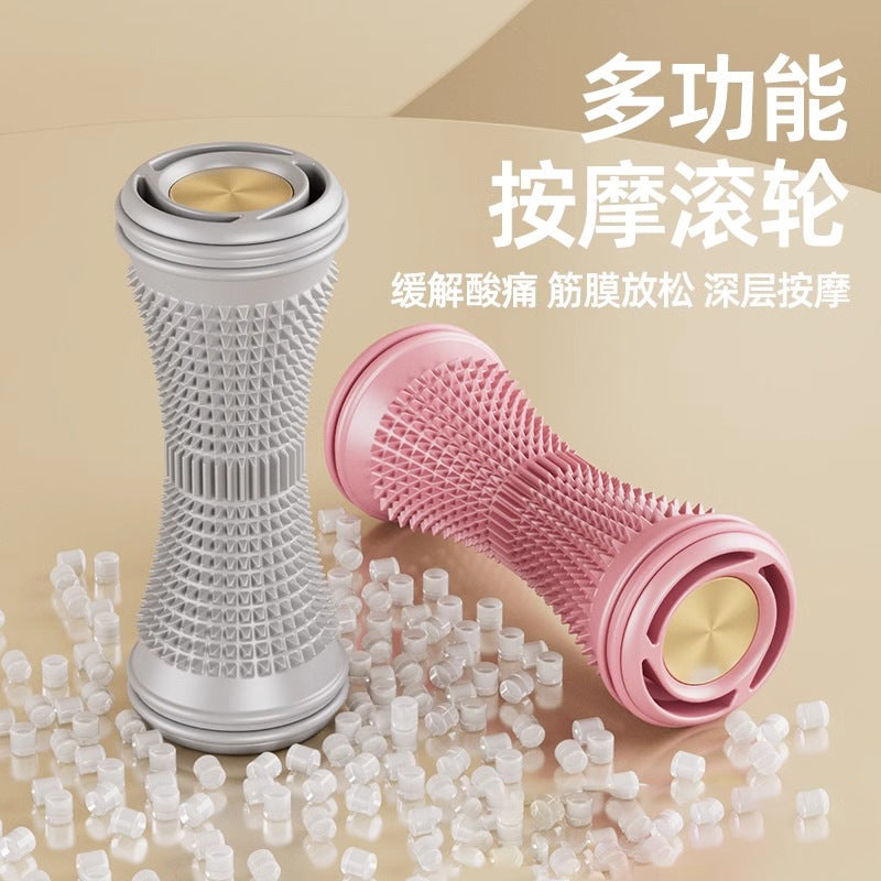 Foot massage wheel fascia ball soles rolling massage ball yoga tendons dredge flat foot arch trainer cross border - image 1