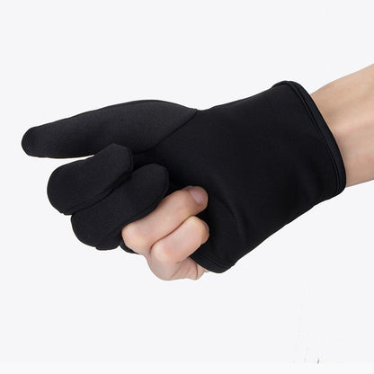 Cross-border Special Three-finger Gloves High Temperature Resistant Hairdresser Straightener plus size Thickened Heat Insulation Anti-scald Gloves - image 3