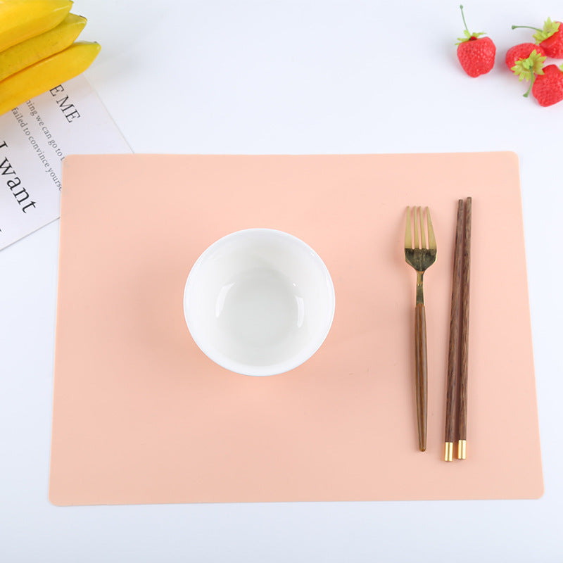 Clearance Food-Grade Heat-Resistant Children's Silicone Placemats Baking Insulation Mats Western-Style Placemats Student Computer Desk Mats - image 1