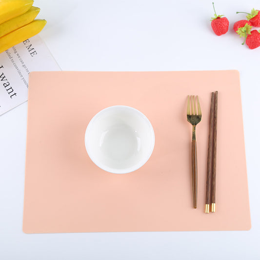 Clearance Food-Grade Heat-Resistant Children's Silicone Placemats Baking Insulation Mats Western-Style Placemats Student Computer Desk Mats - image 1