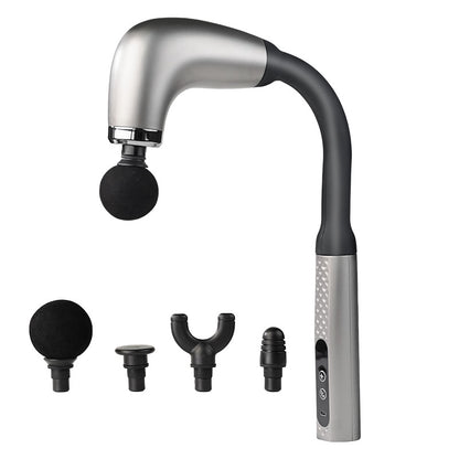 U-shaped hook fascia gun electric massage silent muscle relaxation fitness lengthened back beat LCD multi-file wholesale - image 4