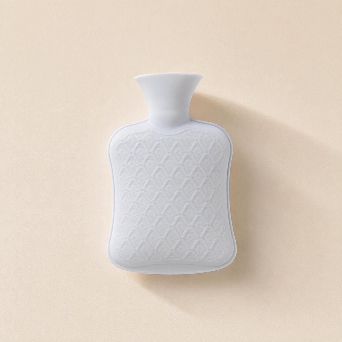 Silicone hot water bottle with light luxury style