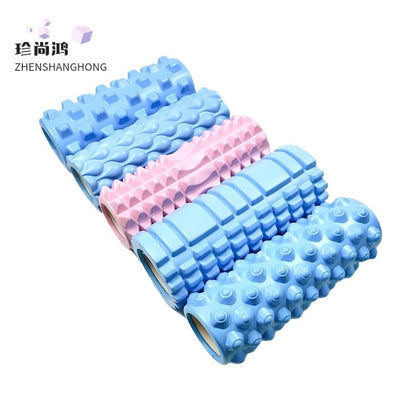 Yoga foam shaft 45cm muscle relaxer spike massage stick foam roller roller PVC hollow yoga column - image 1