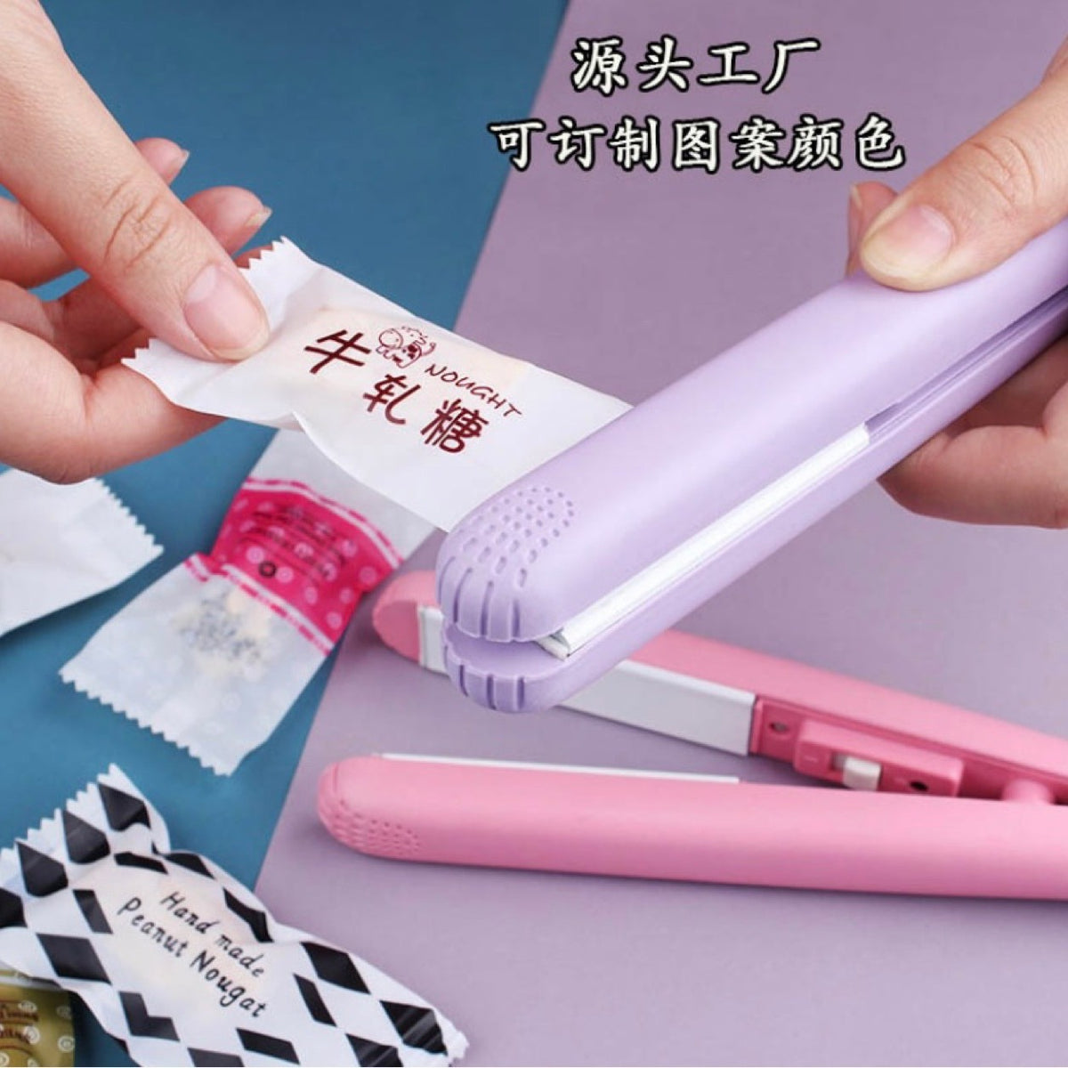 Mini Small Household Hand Pressure Sealing Artifact Sealing Clip Portable Plastic Heat Sealing Food Mooncake Bag Sealing Machine - image 2