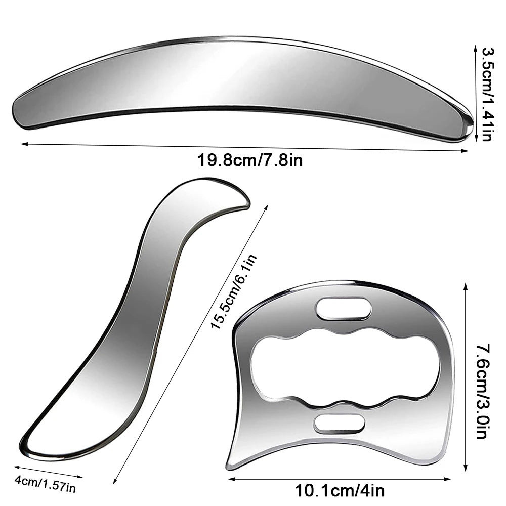 Factory stainless steel fascia knife health care muscle massage fascia release relaxation professional shoulder neck fascia knife - image 1