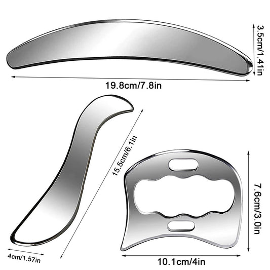 Factory stainless steel fascia knife health care muscle massage fascia release relaxation professional shoulder neck fascia knife - image 1
