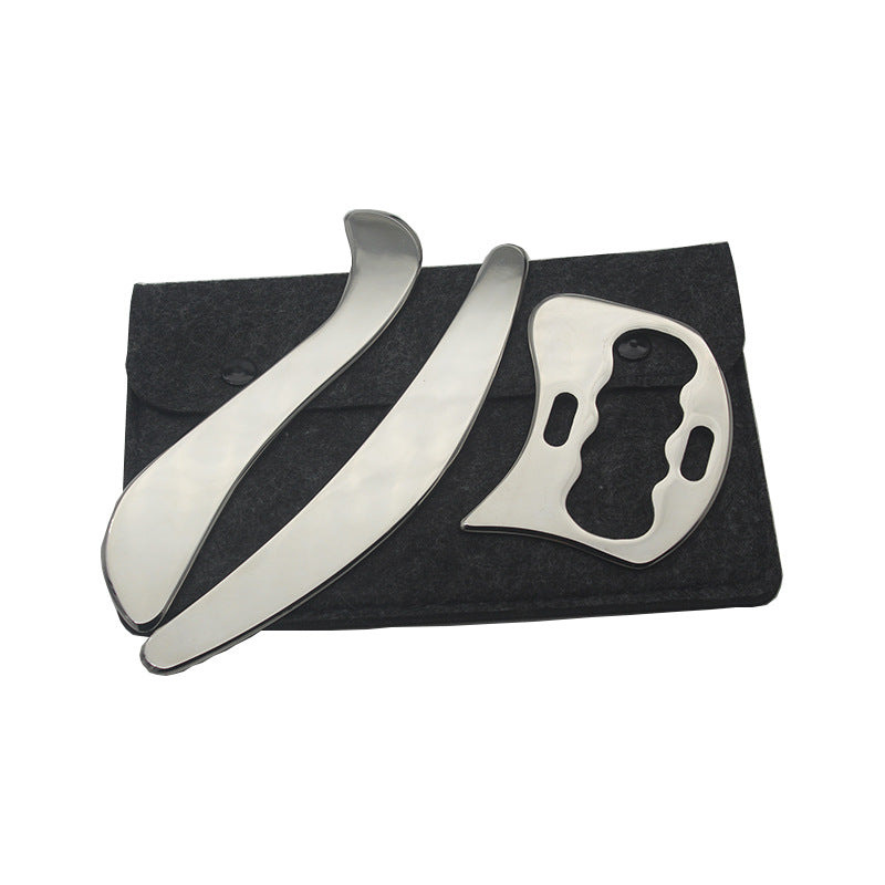 Factory stainless steel fascia knife health care muscle massage fascia release relaxation professional shoulder neck fascia knife - image 4