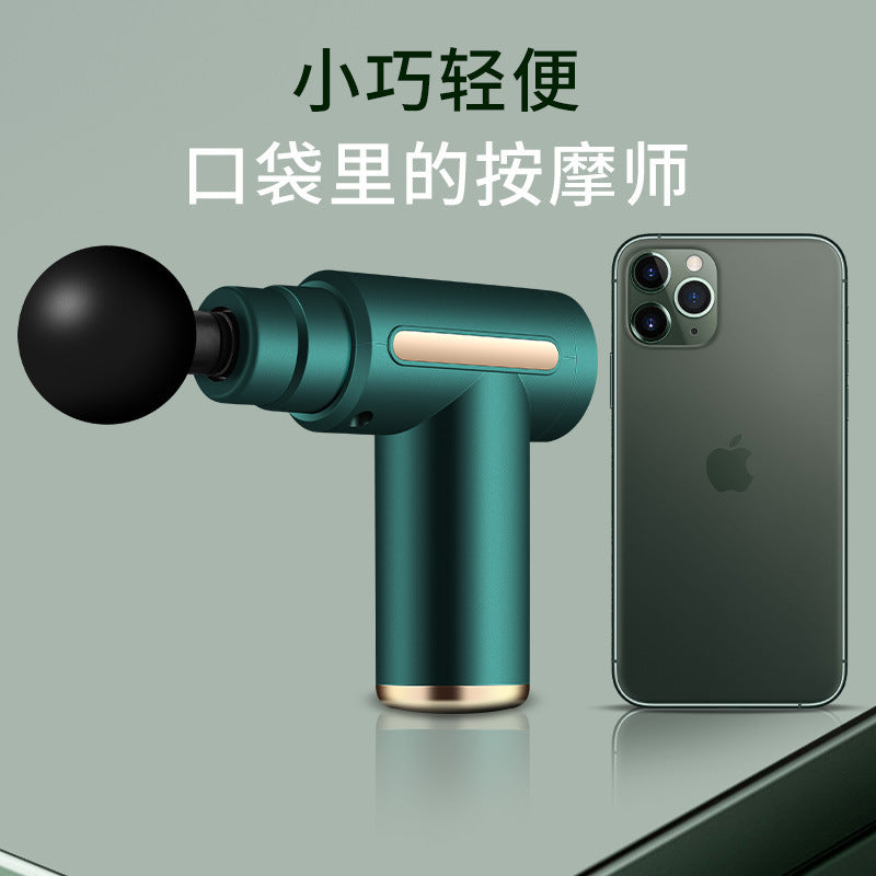 Mini fascia gun men and women multi-function massage cervical back massage gun fitness equipment home massage gun - image 2