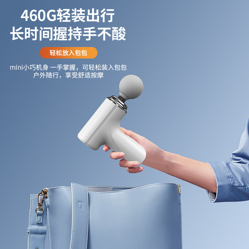 Fascia Gun Cross-Border Mini Electric Muscle Massager to Relax Cervical Spine Professional-Grade Smart Home Portable Fascia Gun - image 3