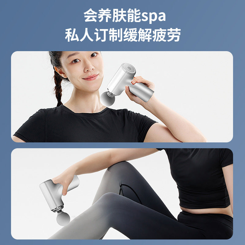 Fascia Gun Cross-Border Mini Electric Muscle Massager to Relax Cervical Spine Professional-Grade Smart Home Portable Fascia Gun - image 4