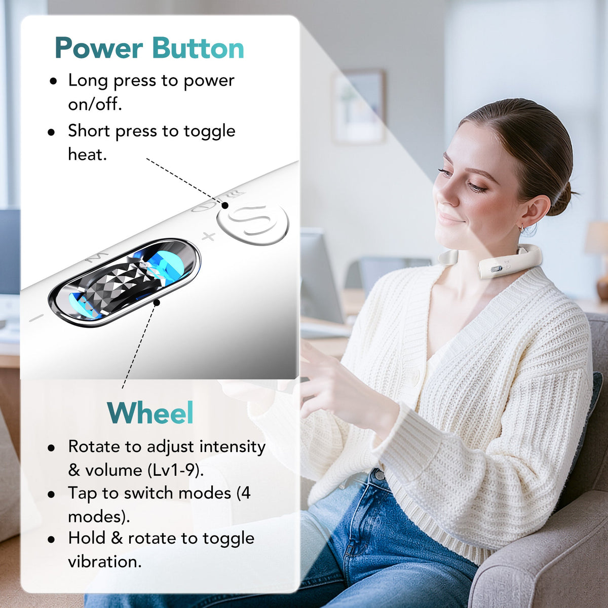 SKG K5-3 Pro Intelligent Neck Massager with Heat