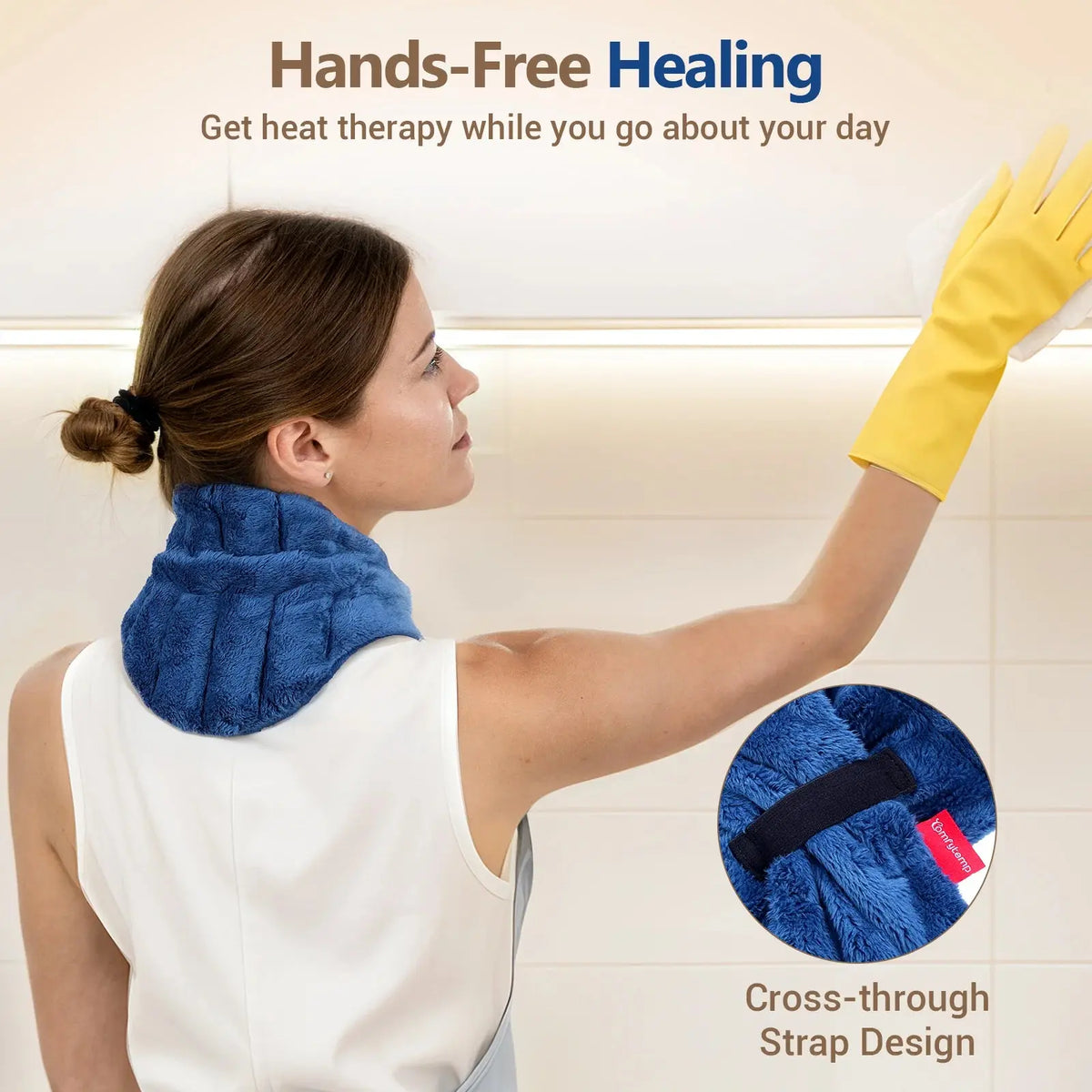 Microwavable Heating Pad For Neck