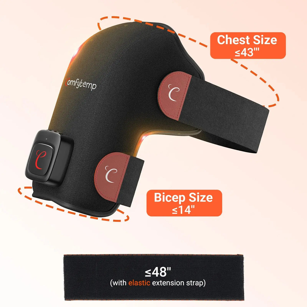 Portable Red Light Therapy Pad for Neck and Shoulder