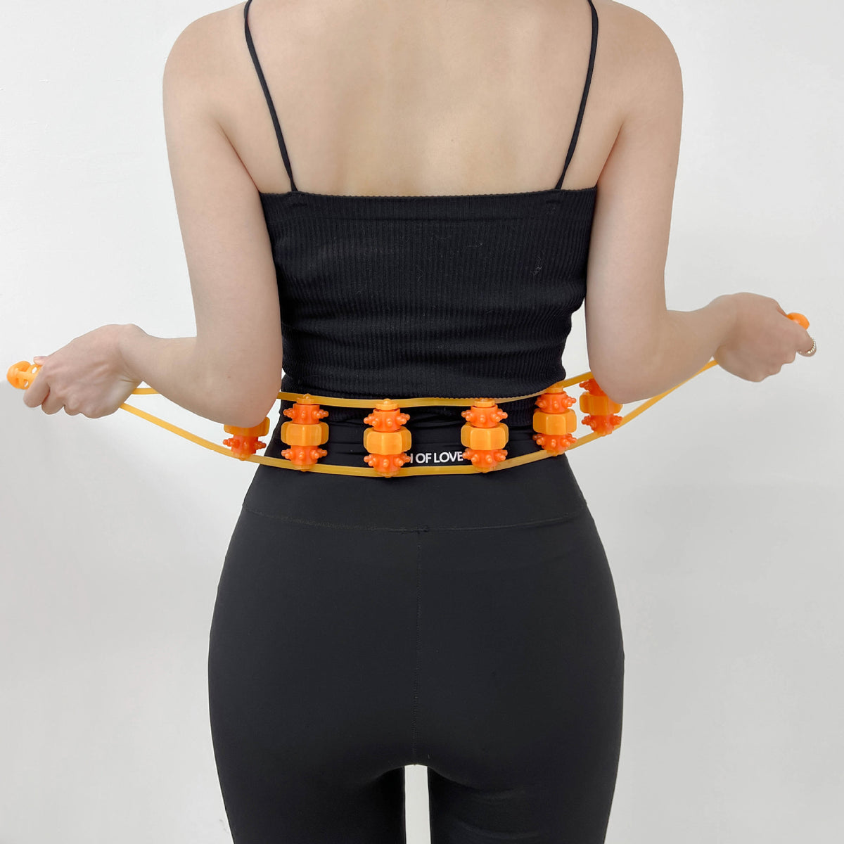 Backstrap Roller Massage Artifact Open Shoulder Open Back Massager Cervical Lumbar Back Hand-held New Artifact Massage - image 3