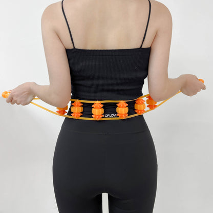Backstrap Roller Massage Artifact Open Shoulder Open Back Massager Cervical Lumbar Back Hand-held New Artifact Massage - image 3