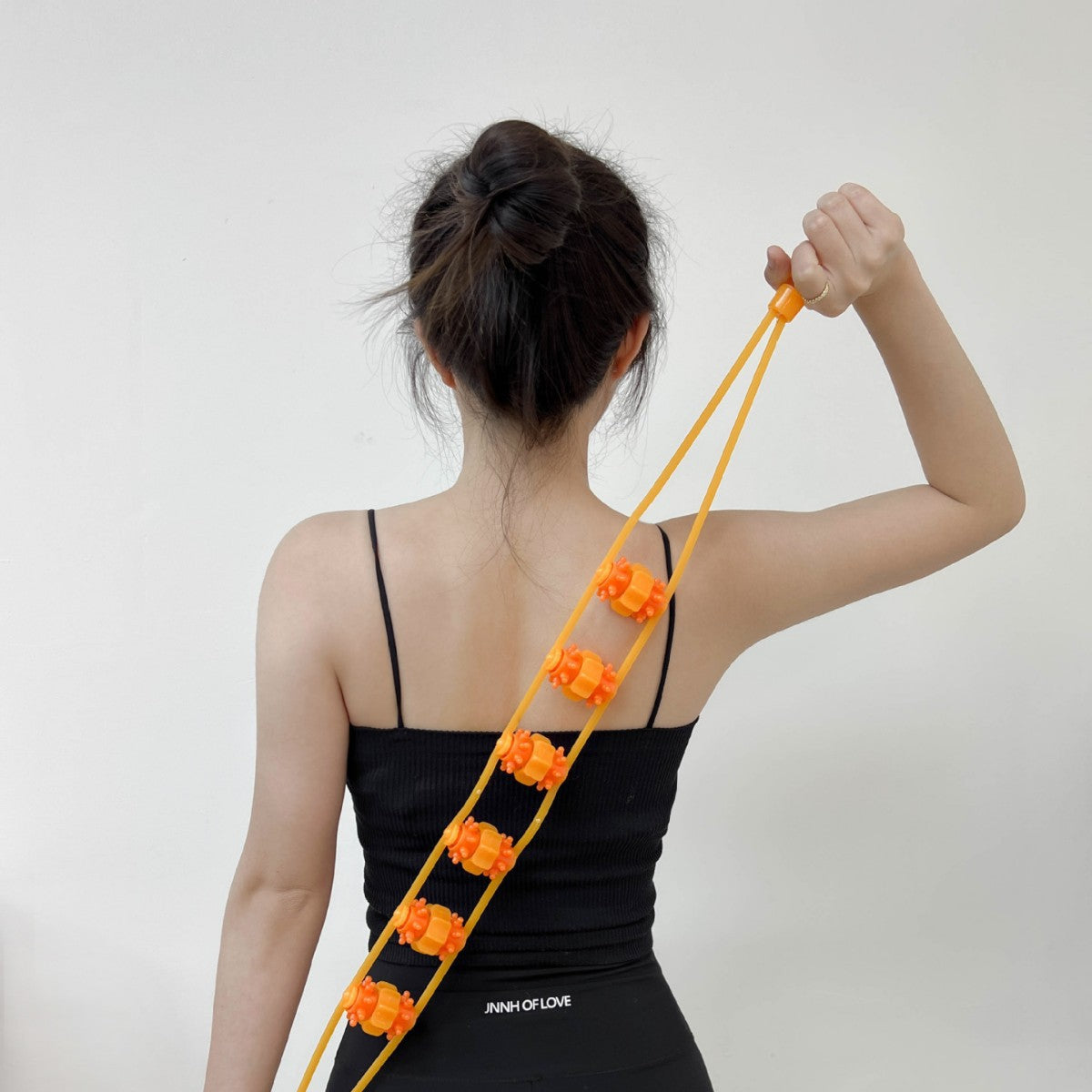 Backstrap Roller Massage Artifact Open Shoulder Open Back Massager Cervical Lumbar Back Hand-held New Artifact Massage - image 4
