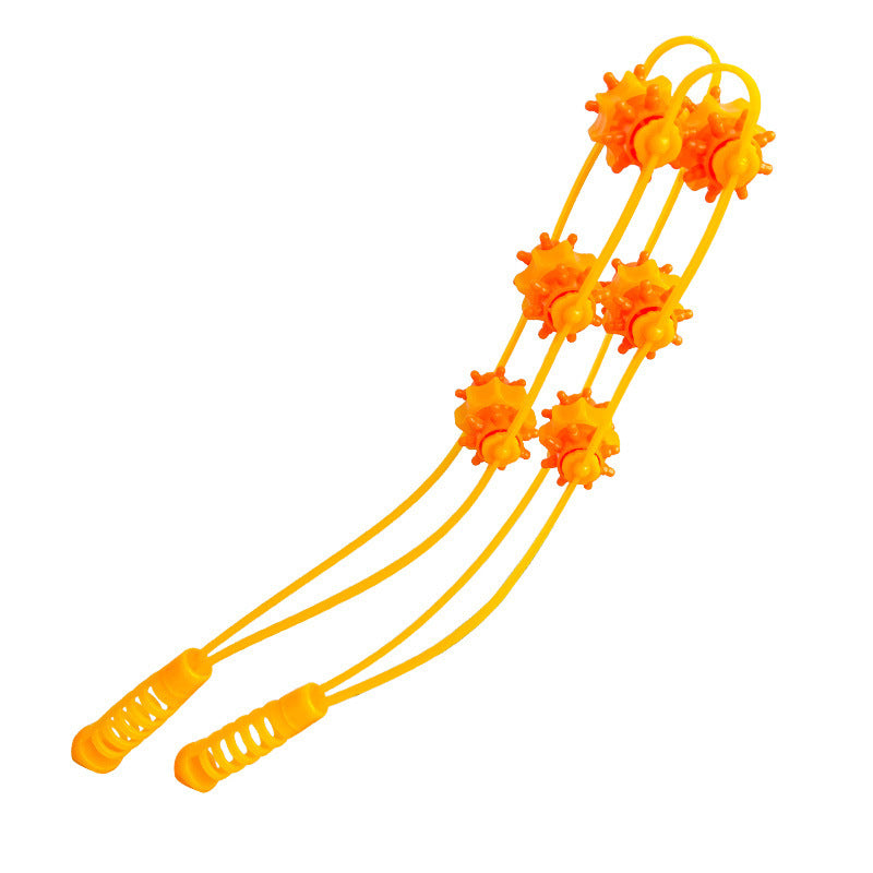 Backstrap Roller Massage Artifact Open Shoulder Open Back Massager Cervical Lumbar Back Hand-held New Artifact Massage - image 5
