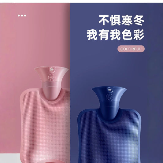 Large Hot Water Bottle for Women, Medium-Sized Portable Water-Filling Hot Compress for Warming the Stomach, Dual-Use for Hot and Cold, Thermal Insulation - image 1
