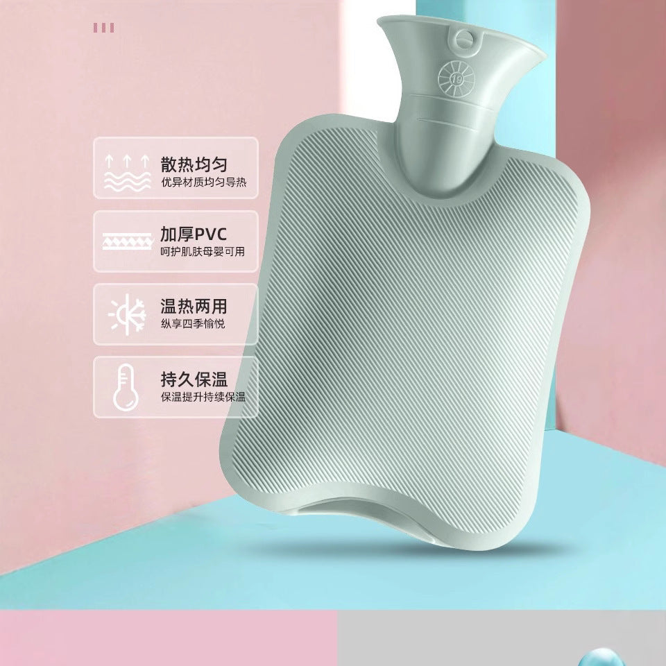 Large Hot Water Bottle for Women, Medium-Sized Portable Water-Filling Hot Compress for Warming the Stomach, Dual-Use for Hot and Cold, Thermal Insulation - image 4
