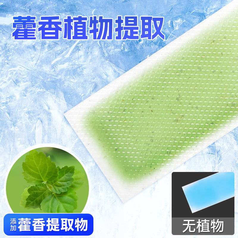 Wholesale agastache ice paste summer cold compress cooling ice paste antipyretic paste student military training cool agastache summer summer paste - image 3