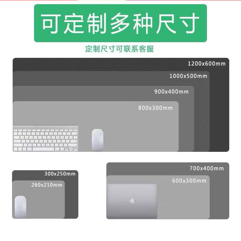 Cross-border Explosions Technology Sense Super Large Mouse Pad Precision Edge Lock Game Table Pad Grid Foreign Trade Heat Chart Keyboard Pad - image 3