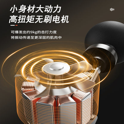 New Mini Fascia Gun, Cross-Border Hot-Selling Model, Small Household Professional Muscle Massager, Fascia Gun, Cervical Spine Massager - image 4